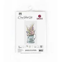 Luca-s Bouquet With Lavender Counted Cross Stitch Kit