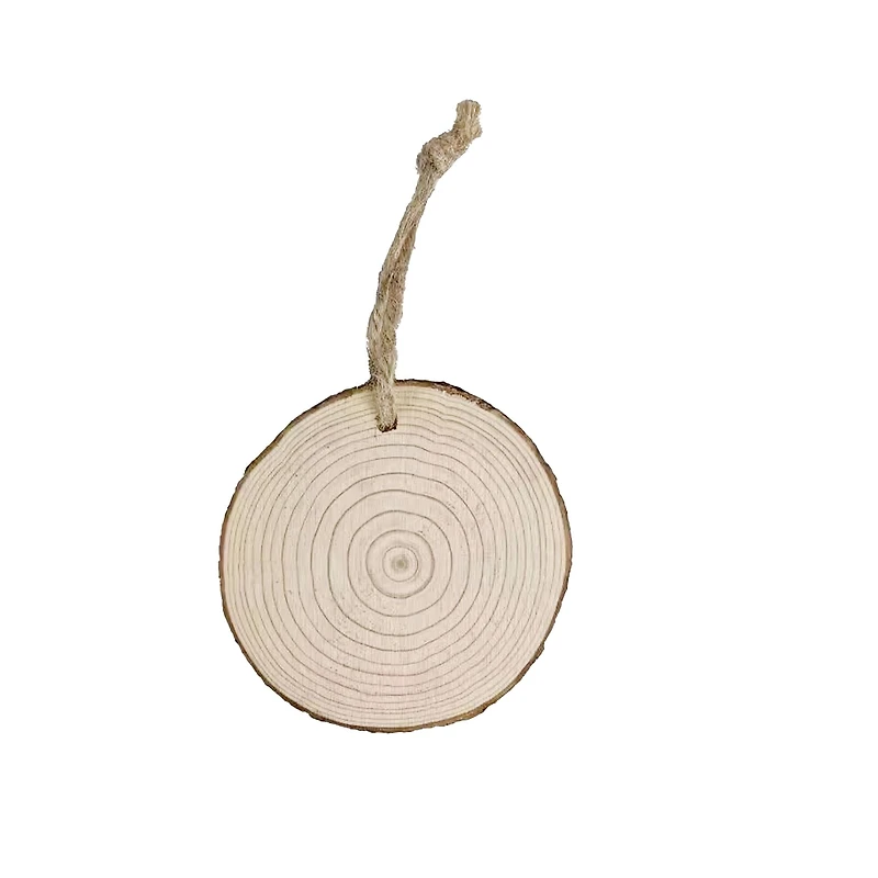 4" Rustic Round DIY Pinewood Ornaments, 5ct. by Ashland®