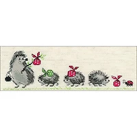 RIOLIS Hedgehogs Cross Stitch Kit