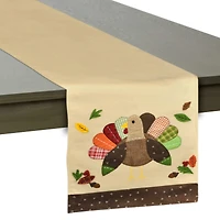 DII® 64" Embroidered Turkey Table Runner