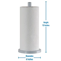 Laura Ashley White Speckled Paper Towel Holder