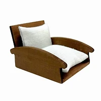 Miniature Brown & Ivory Puff Chair by Make Market®