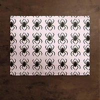 Pink Spider Polyester Twill Placemat