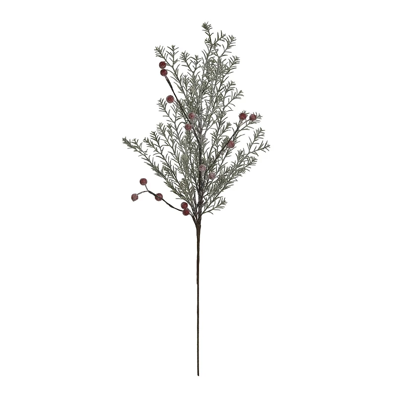 Hello Honey® 27.5" Frosted Faux Evergreen & Berry Pick