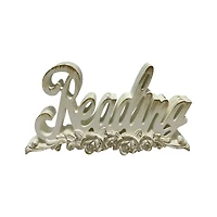 10.5" Distressed White Tabletop Accent by Ashland®