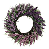 22" Lavender-Purple Heather Wreath by Ashland®