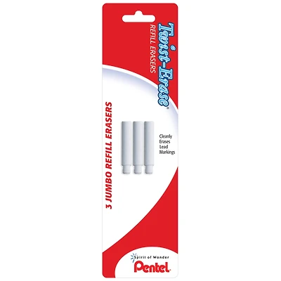 Pentel® Twist-Erase® Jumbo Refill Erasers