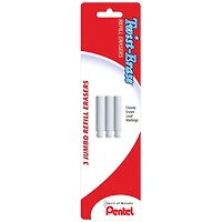 Pentel® Twist-Erase® Jumbo Refill Erasers