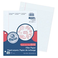 Pacon® 8" x 10.5" Filler Paper, 6 Packs of 150 Sheets