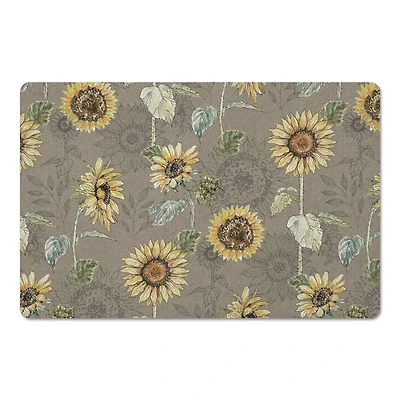 Sunflower Pattern Floor Mat