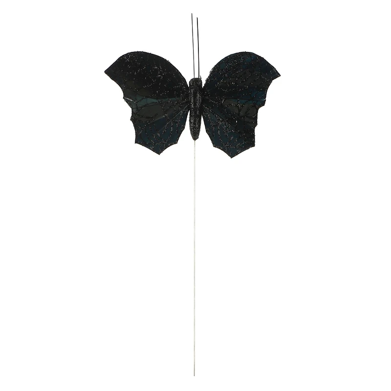 Black Glitter Butterfly Set by Ashland®