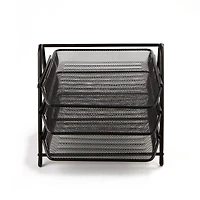 Mind Reader Desk Organizer with 4 Sliding Trays