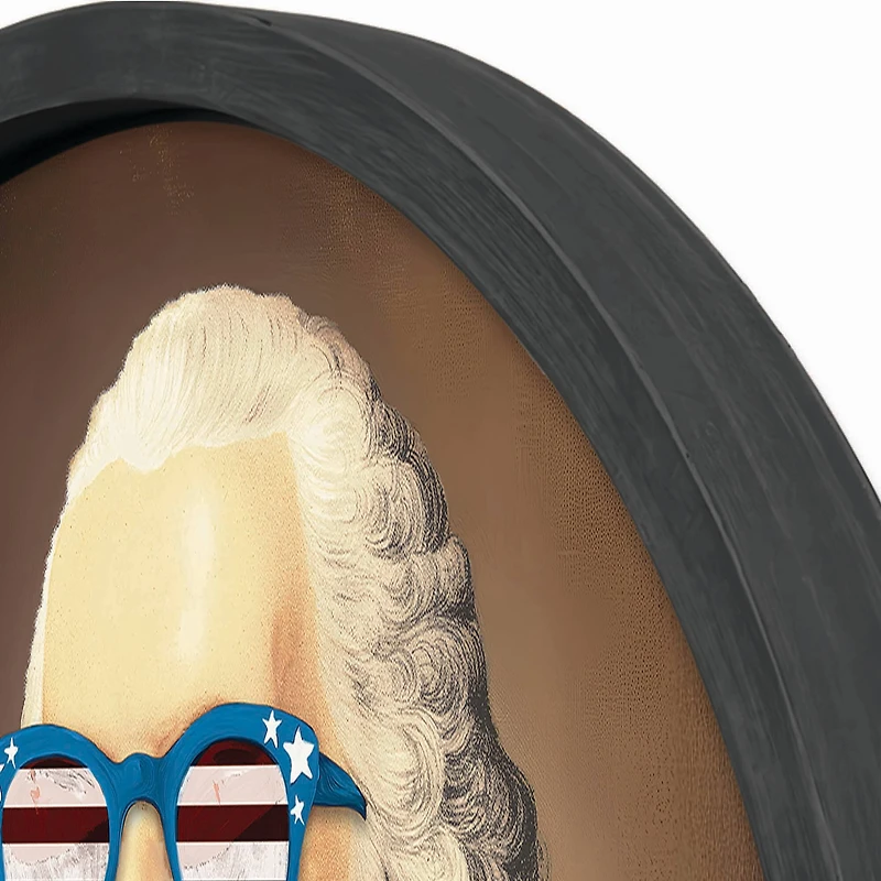 20" Round Pizza George Framed Print