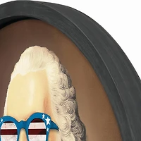 20" Round Pizza George Framed Print