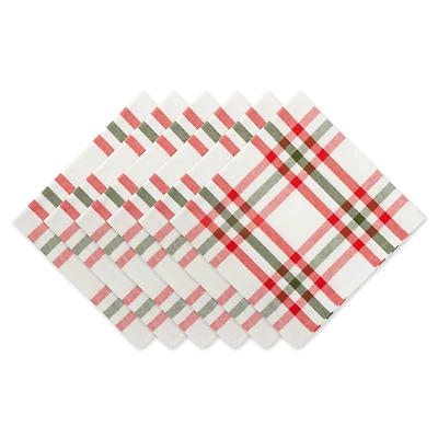 DII® Kitchen & Tabletop Jolly Tree Collection Nutcracker Plaid Napkin Set, 6ct.