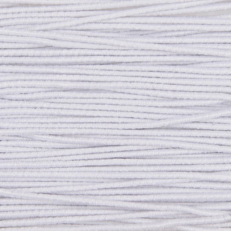 12 Pack: 0.5mm White Elastic Cord by Bead Landing™