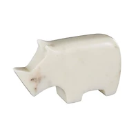 Cream Marble Safari Animals Abstract Sculptures, 3ct.