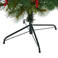 7ft. Pre-Lit Mixed Pine Artificial Christmas Tree, Clear LED Lights