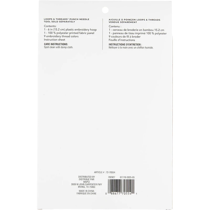 6" Santa Punch Needle Kit by Loops & Threads®