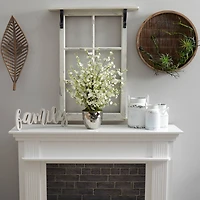 2.4 ft. Cherry Blossom Arrangement in Silver Bowl
