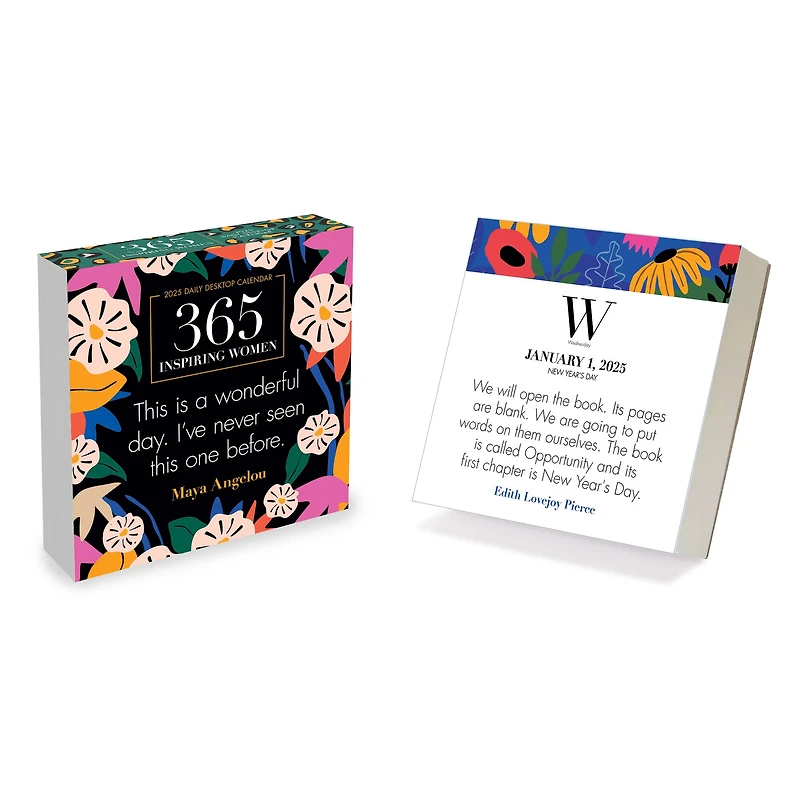 TF Publishing 2025 365 Inspiring Women Daily Desktop Calendar