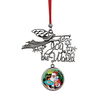 Joy to the World Santa Yule Tide Cheer JFK Half Dollar Ornament