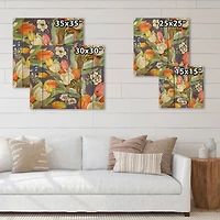 Designart - Blooming White and Orange Tulips VI