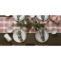 DII® 72" Jolly Tree Collection Nutcracker Plaid Table Runner