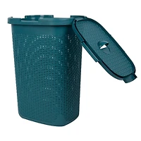 Mind Reader 60L Hamper Laundry Basket with Cutout Handles