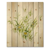 Designart - Retro Drawing of Flowers I