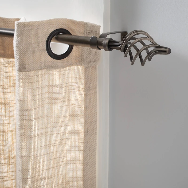 Home Details Modern Twist Curtain Rod