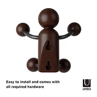 Umbra Dark Brown Woody Wall Hook