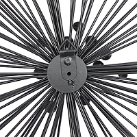 Silver Metal Starburst Modern Wall Décor Set