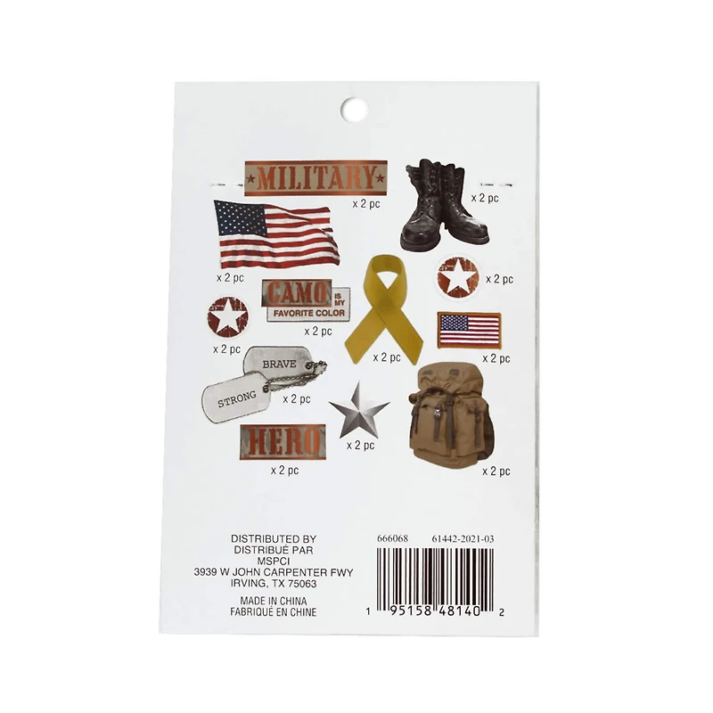 Military Die Cut Stickers by Recollections™