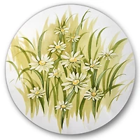 Designart - White Meadow Flowers