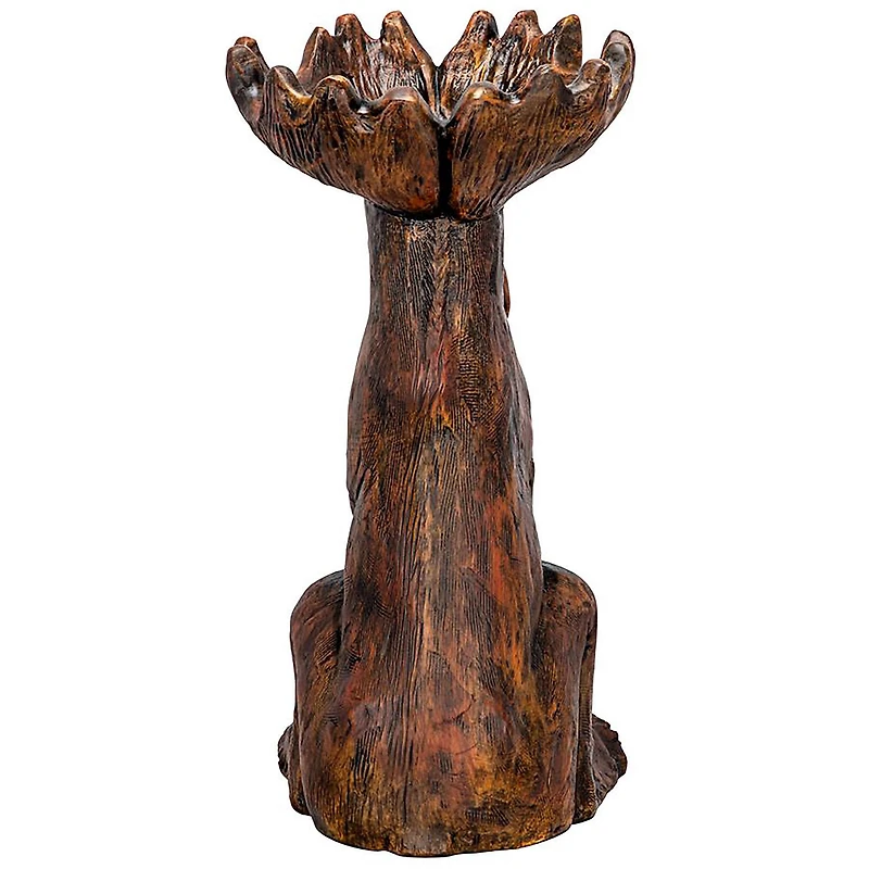 Design Toscano 17.5" Cabin Fever Moose Garden Statue