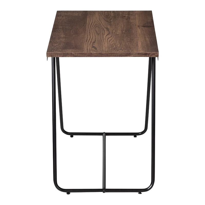 Honey Can Do Black Square Side Table