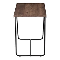 Honey Can Do Black Square Side Table
