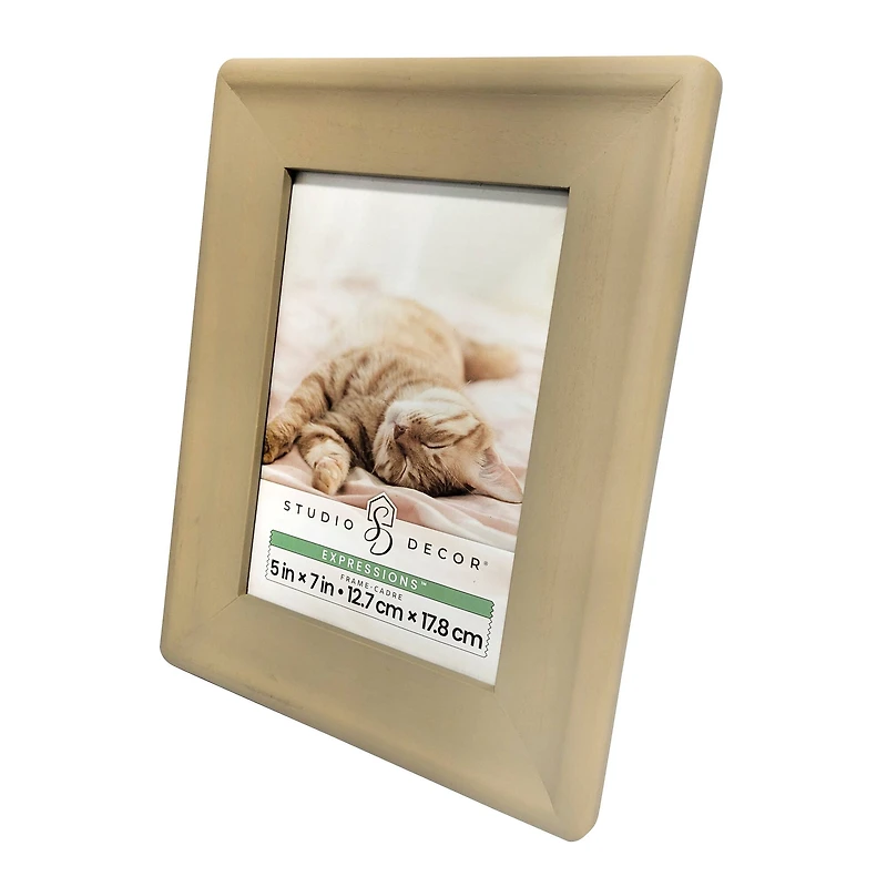 Expressions™ 5" x 7" Rounded Wood Frame by Studio Décor