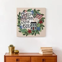 One Nation Under God Canvas Wall Art