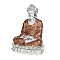 Bronze Polystone Eclectic Sculpture, 12" x 9" x 7"