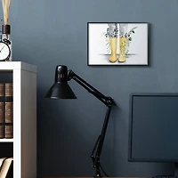 Stupell Industries Yellow Rainboot Bouquets Chic Wildflower Foliage in Frame Wall Art