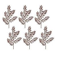 26.5" Glittered Leaf Sprays