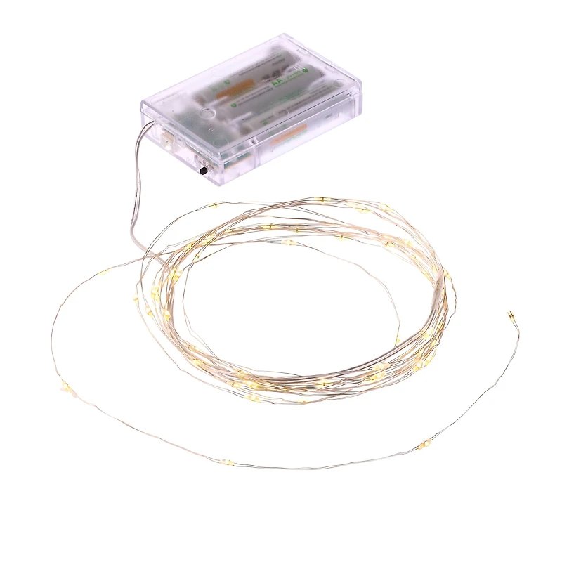 Apothecary & Company™ Silver Decorative Micro LED String Lights, 15ft