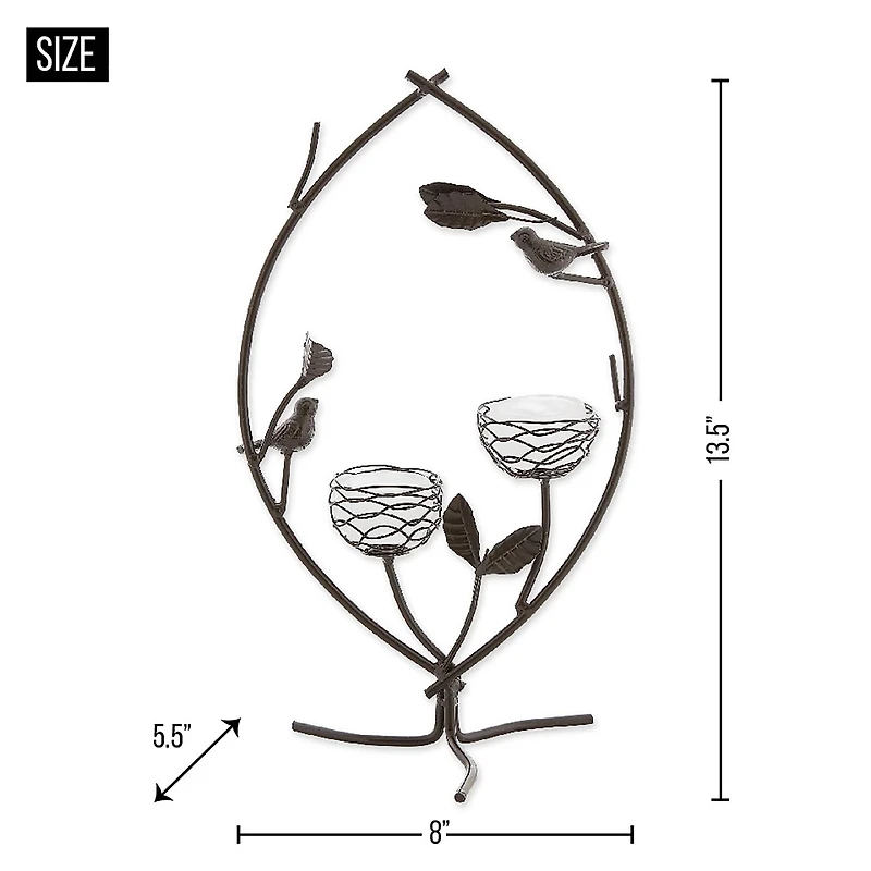 14" Harmony Birdies Tealight Holder