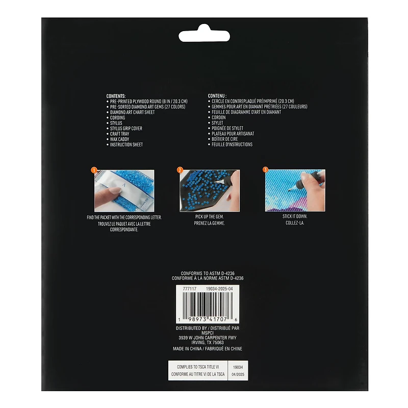 8" Potions Round Wood Plaque Diamond Art Kit by Make Market®