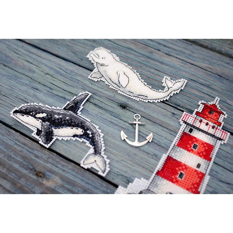 MP Studia Sea Story Plastic Canvas Counted Cross Stitch Kit