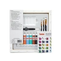 11" x 11" Kitten in Pumpkin Canvas Painting Kit by Craft Smart®