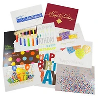 JAM Paper Happy Birthday Blank Variety Card Set