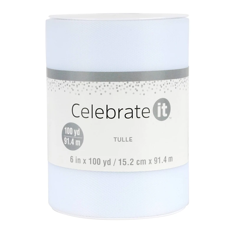 12 Pack: 6" x 100yd. Tulle by Celebrate It™ Occasions™